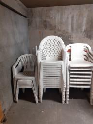Photo détaillant le don Lot tables et chaises de jardin