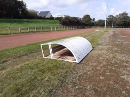 Photo détaillant le don Buts de football & abris de touche