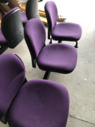 Photo détaillant le don Banc 3 sièges violet - lot de 5-Annonce n°155