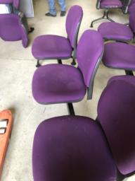 Photo détaillant le don Banc 3 sièges violet - lot de 5-Annonce n°155