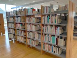 Photo détaillant le don Lot mobilier: étagères bibliothèque