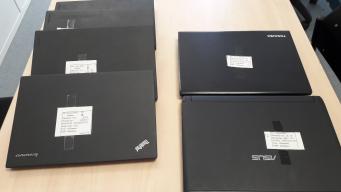 Photo détaillant le don Lot N° 36 de 6 portables de marques diverses