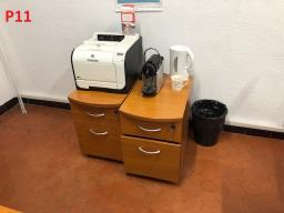 Photo détaillant le don bureau caisson