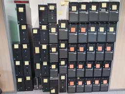 Photo détaillant le don Don de 46 unités centrales informatiques (PC x86)