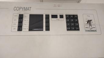 Photo détaillant le don Cabine d'insolation pour plaque OFFSET-COPYMAT