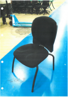 Photo détaillant le don Chaise noire (X12)
