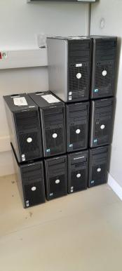 Photo détaillant le don Lot de 10 tours d'ordinateurs DELL