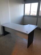Photo détaillant le don BUREAU AVEC RETOUR INTEGRE BLANC 180 * 80