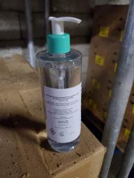 Photo détaillant le don Gel hydroalcoolique (flacon de 500ml à pompe)