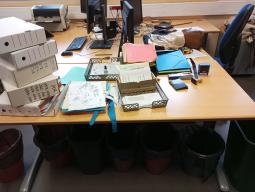 Photo détaillant le don Dons de matériel de bureau