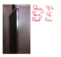 Photo détaillant le don Armoire haute