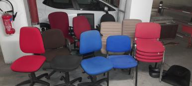 Photo détaillant le don Lot n°3 de fauteuils et chaises de bureau