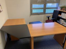 Photo détaillant le don Bureau d'angle
