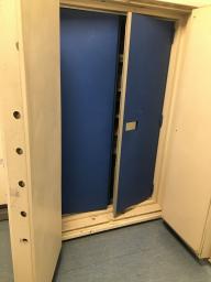 Photo détaillant le don Armoire forte ignifuge