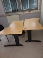 Photo détaillant le don Bureaux "vague" - 160x80 retour droit