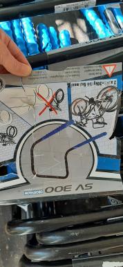 Photo détaillant le don Porte vélos
