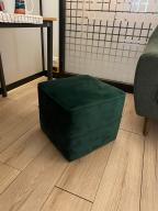 Photo détaillant le don Lot méridienne et poufs