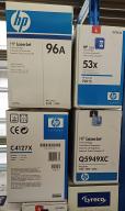 Photo détaillant le don Lot Toner HP Laser jet
