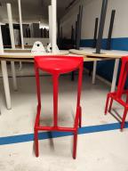 Photo détaillant le don Tabouret haut Happy
