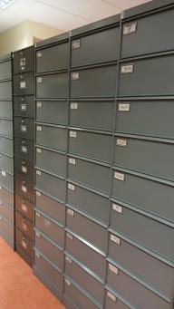 Photo détaillant le don Étagères