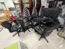 Photo détaillant le don Fauteuils de bureau rotatifs sans accoudoirs